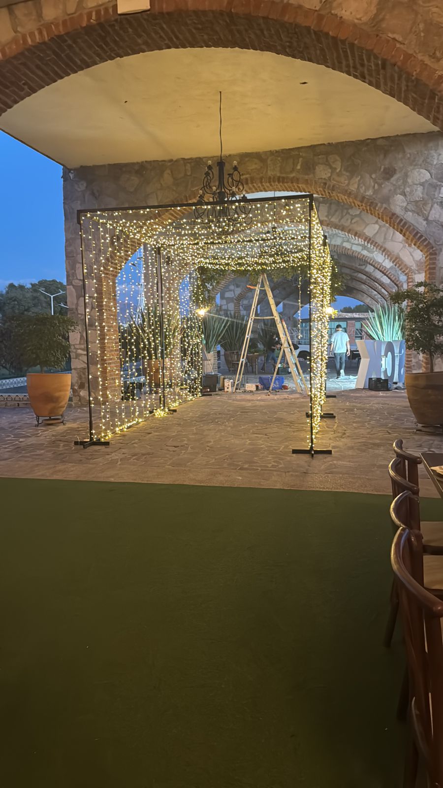 Arco de luces para decoración